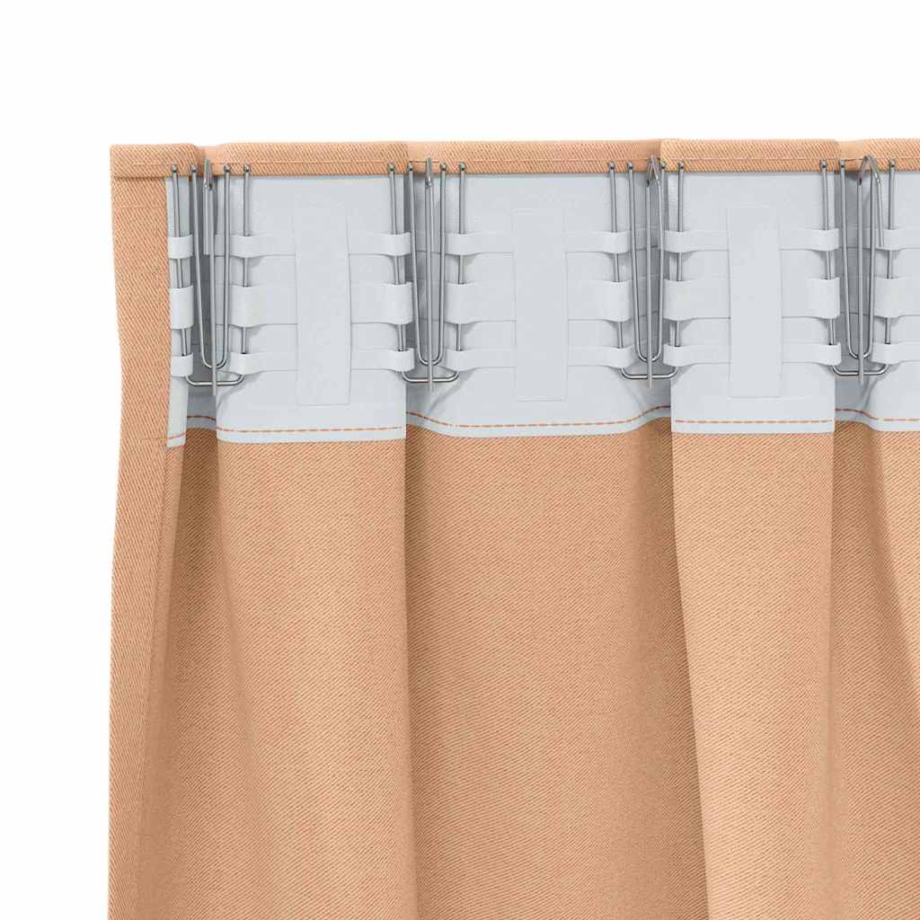 Užuolaidos su žiedais, blokuojančios šviesą 2 pcs