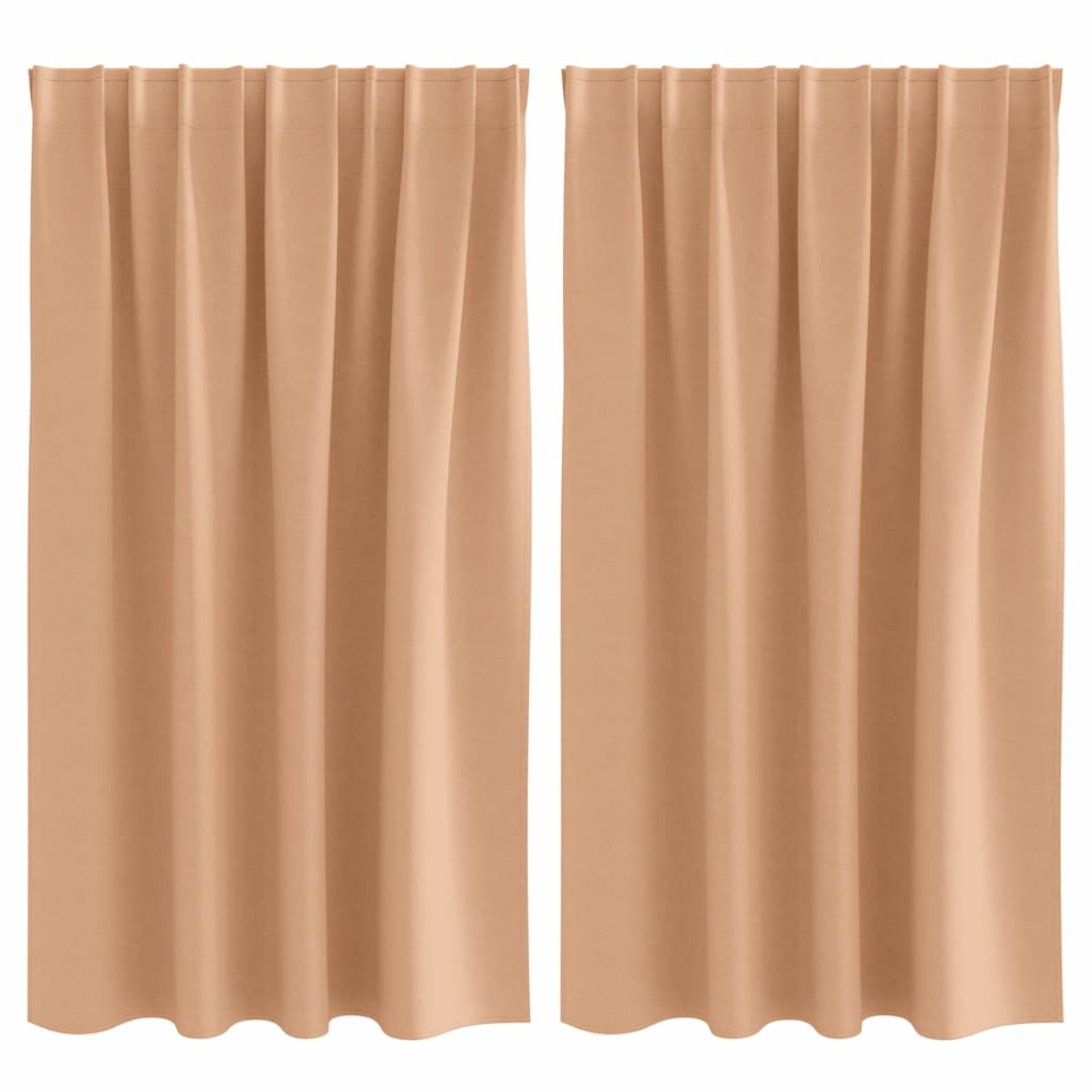 Užuolaidos su žiedais, blokuojančios šviesą 2 pcs