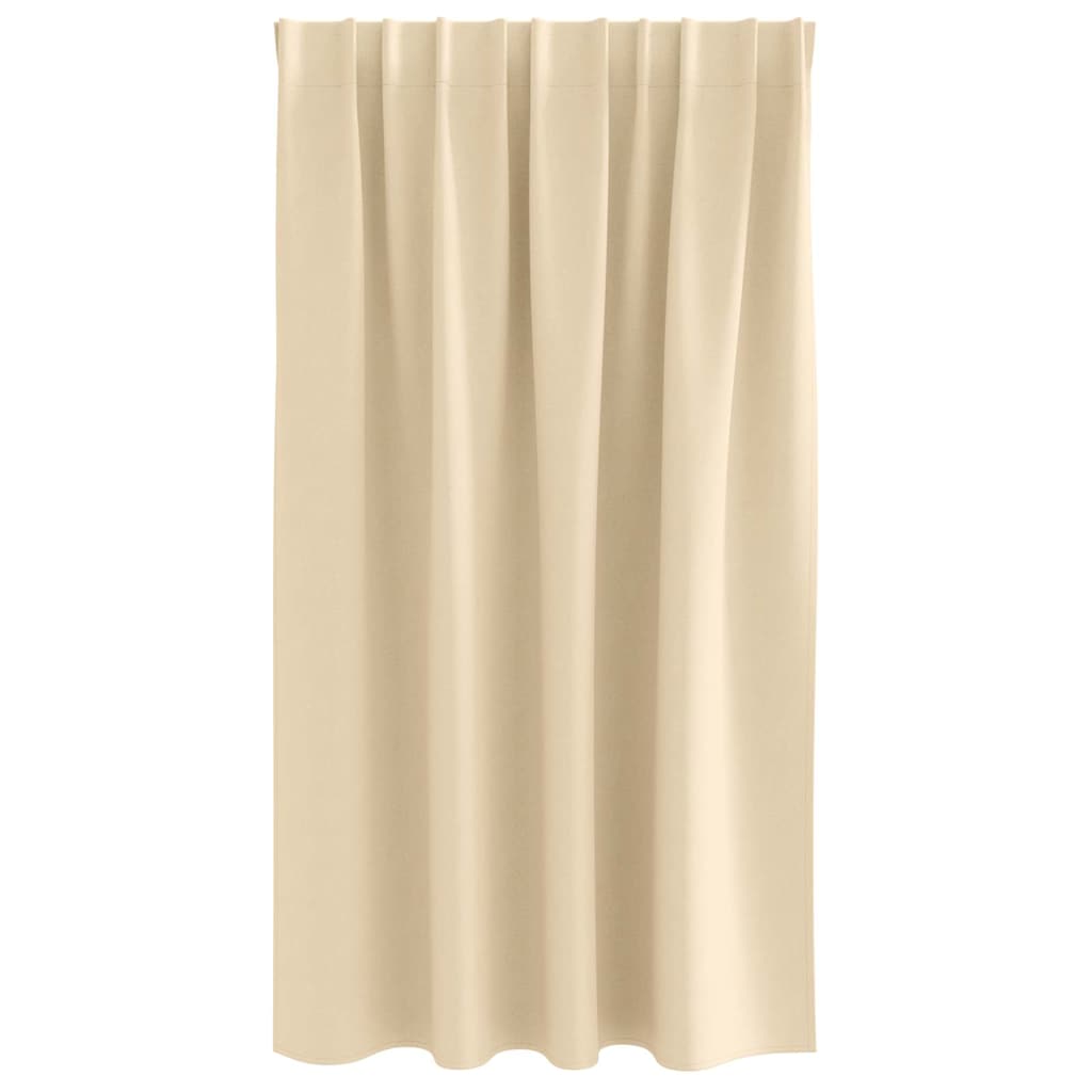 Eyelet Curtains Blackout 2 pcs Cream