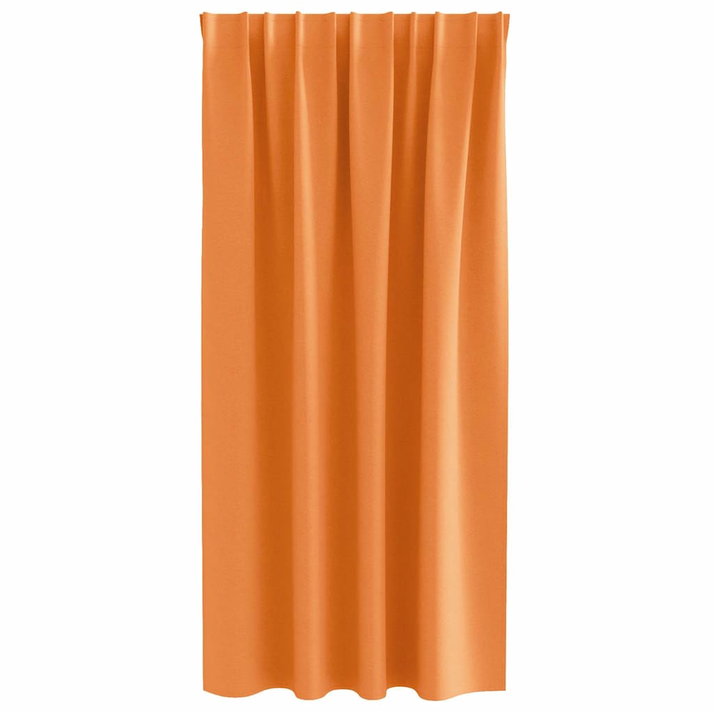 Užuolaidos su užuolaidomis 2 pcs Oranžinė Poliesteris