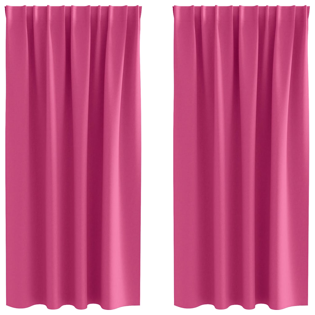 Užuolaidos su žiedais, blokuojančios šviesą 2 pcs