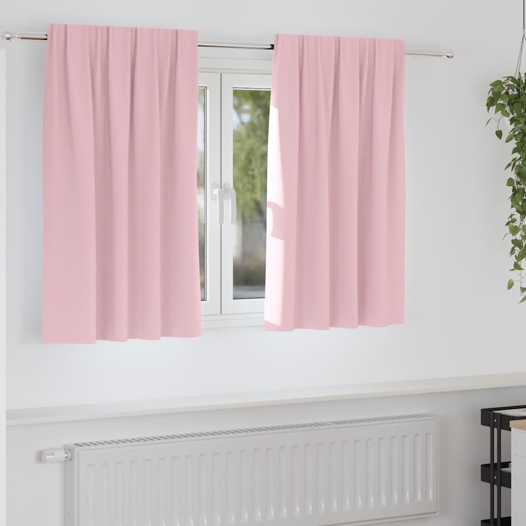 Užuolaidos su žiedais, blokuojančios šviesą 2 pcs
