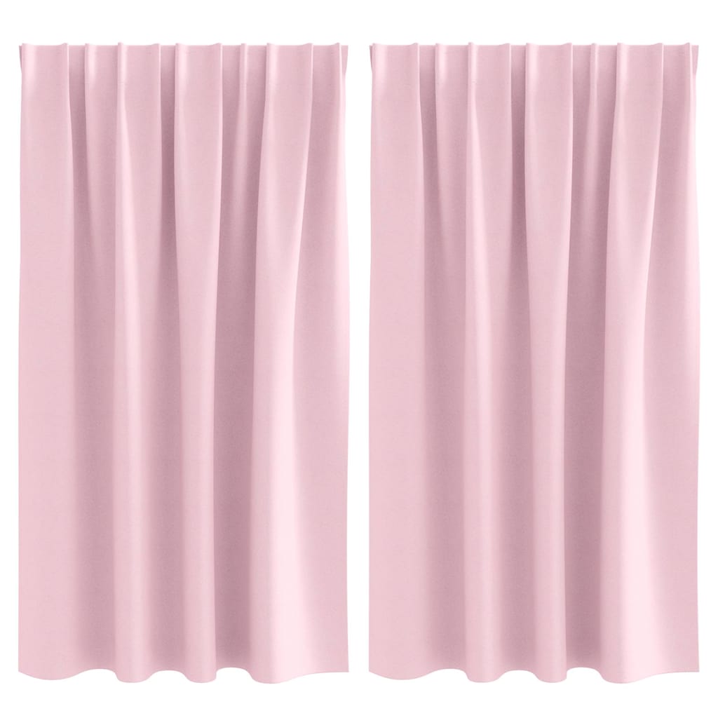 Užuolaidos su žiedais, blokuojančios šviesą 2 pcs