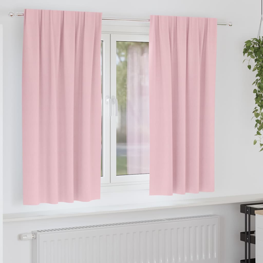 Užuolaidos su žiedais, blokuojančios šviesą 2 pcs