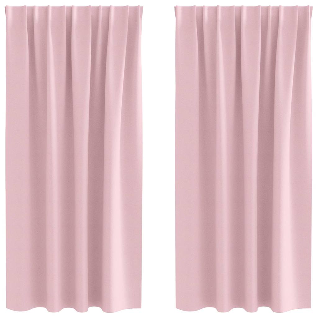 Užuolaidos su žiedais, blokuojančios šviesą 2 pcs