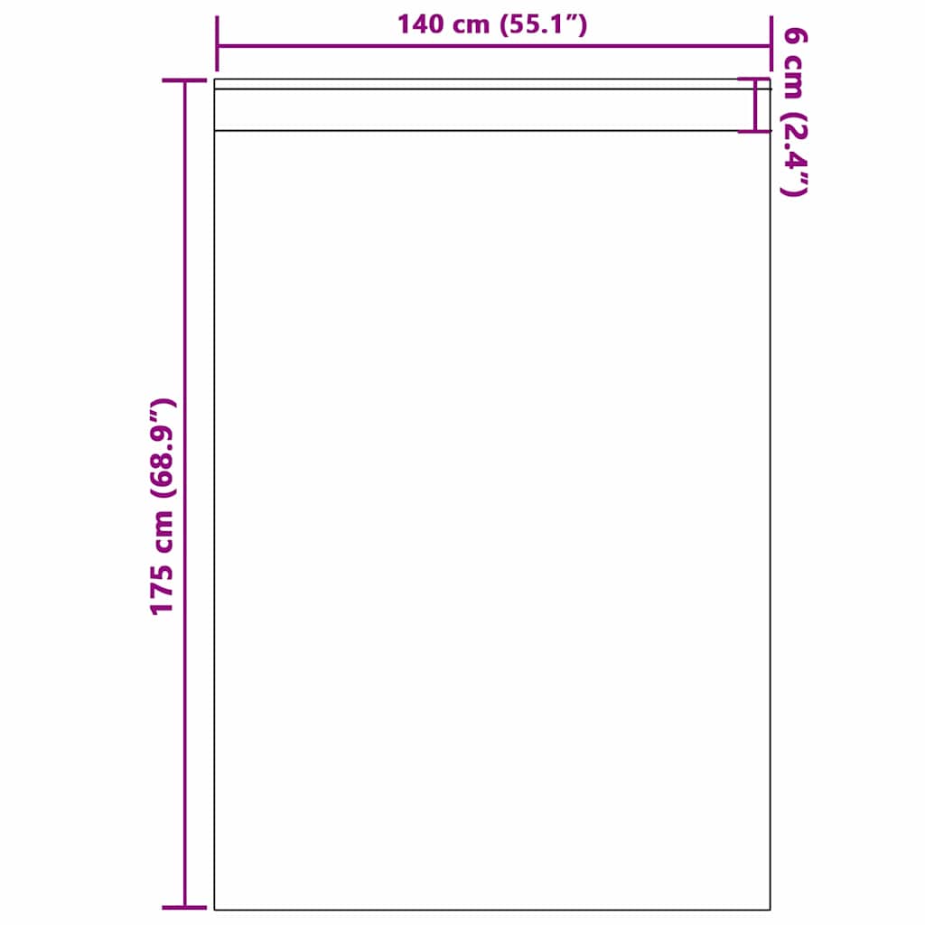 Užuolaidos su žiedais, blokuojančios šviesą 2 pcs