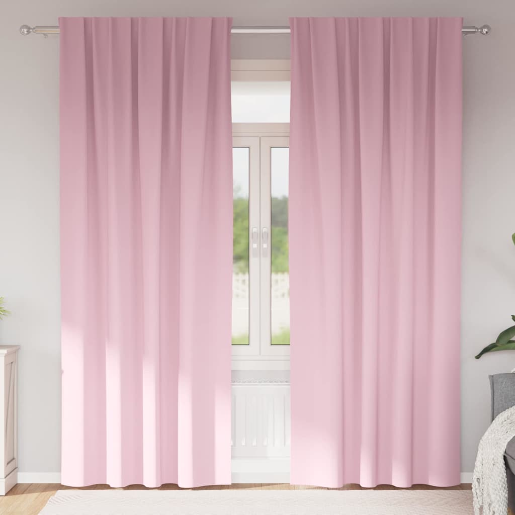 Užuolaidos su žiedais, blokuojančios šviesą 2 pcs