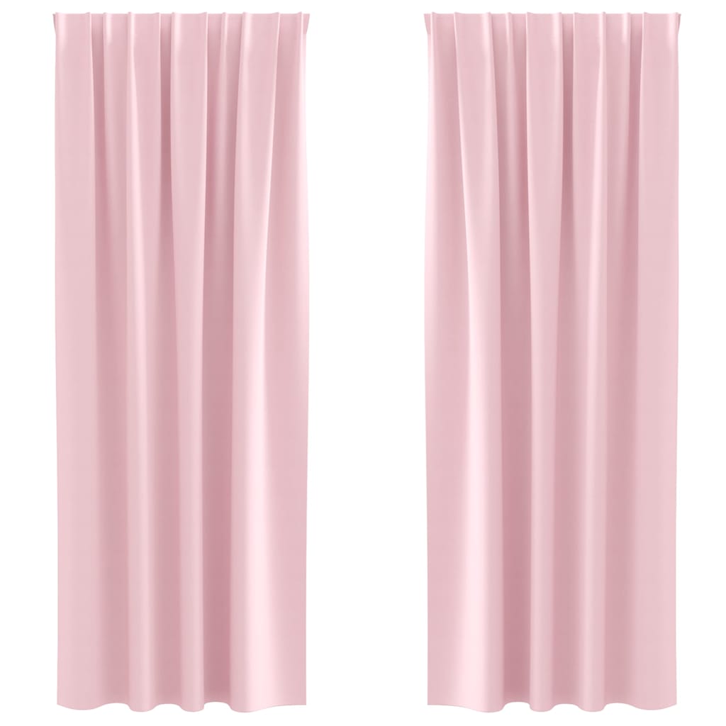 Užuolaidos su žiedais, blokuojančios šviesą 2 pcs