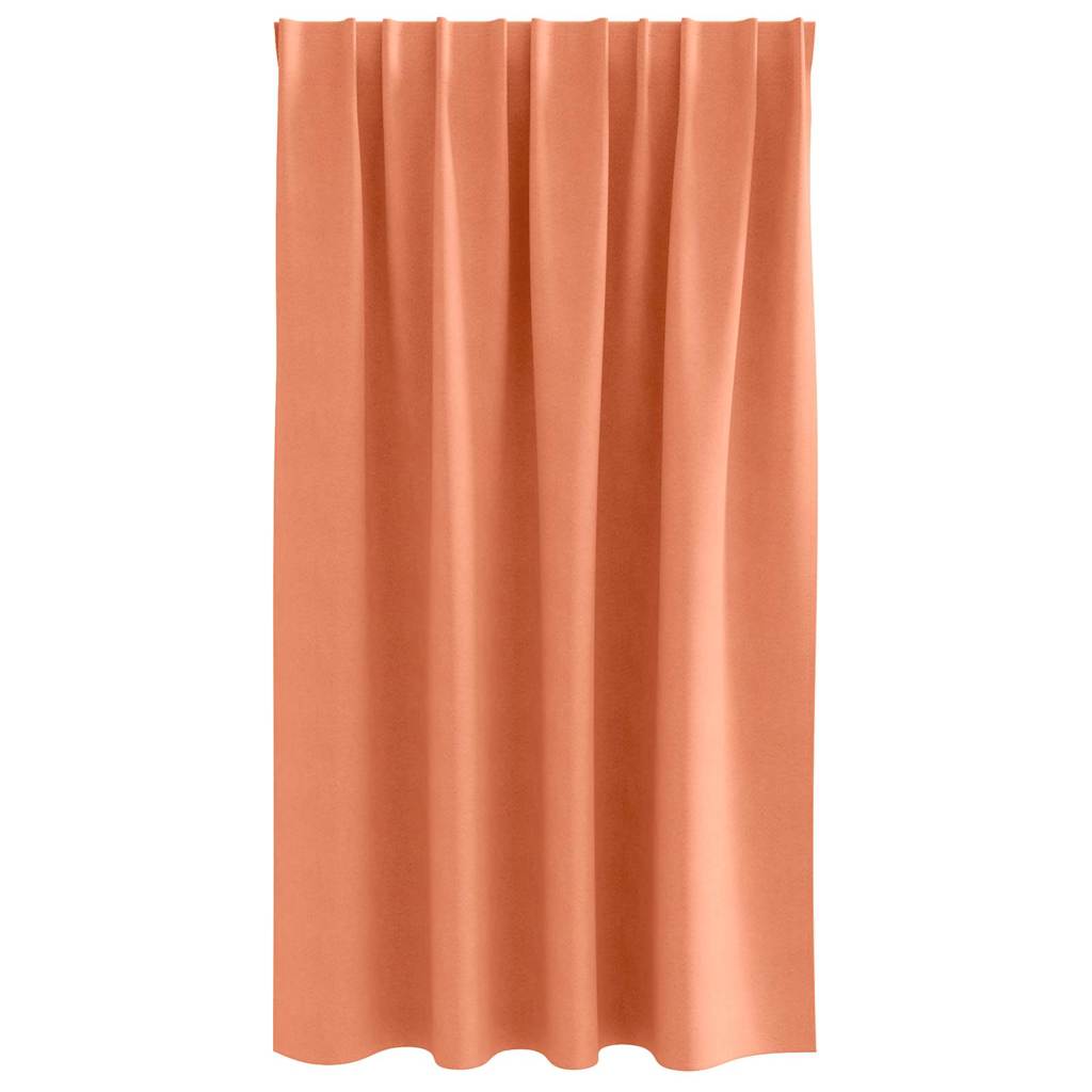 Užuolaidos 2 pcs Terakotos 140 x 140 cm Poliesteris