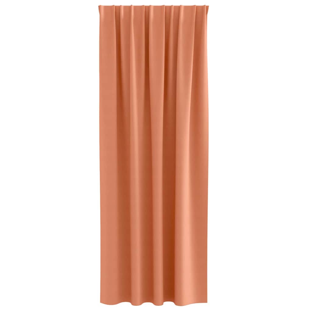 Užuolaidos 2 pcs Terakotos 225 x 140 cm Poliesteris