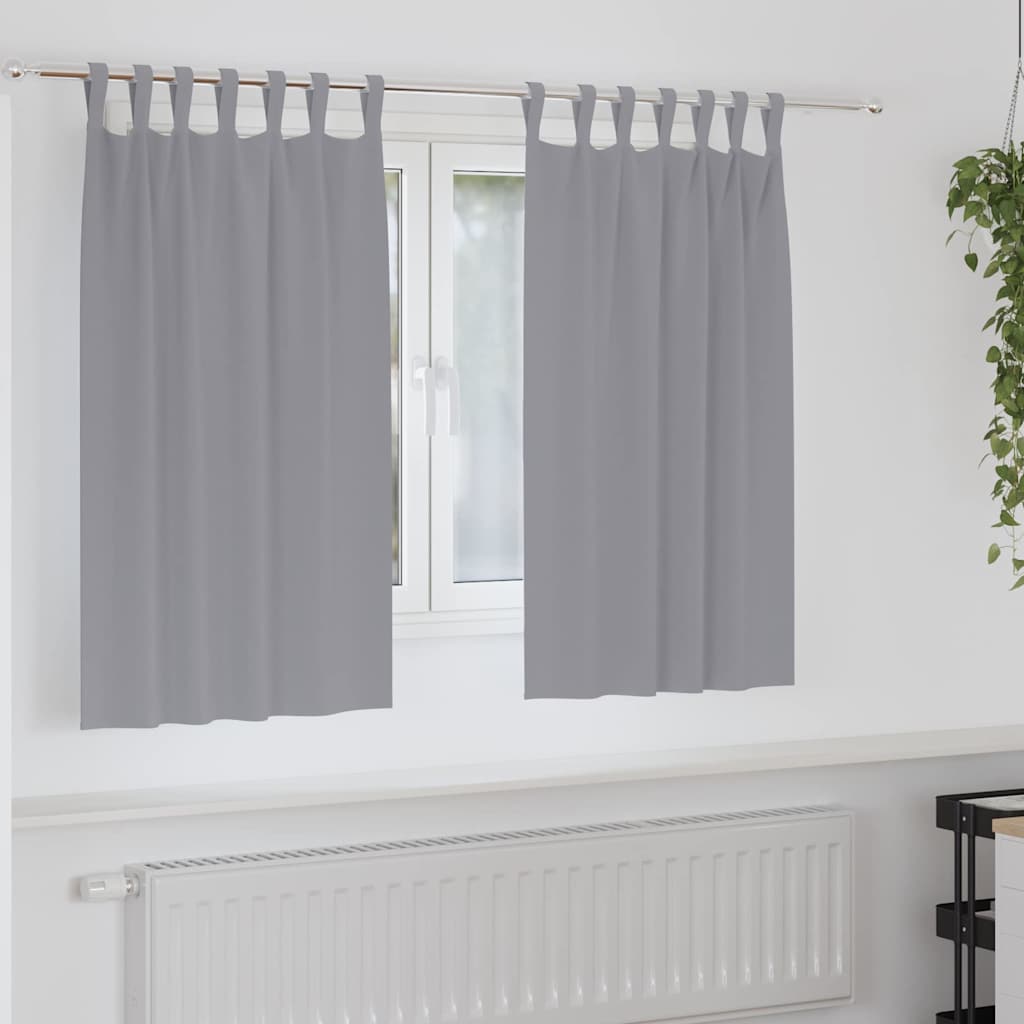 Užuolaidos su žiedais, blokuojančios šviesą 2 pcs