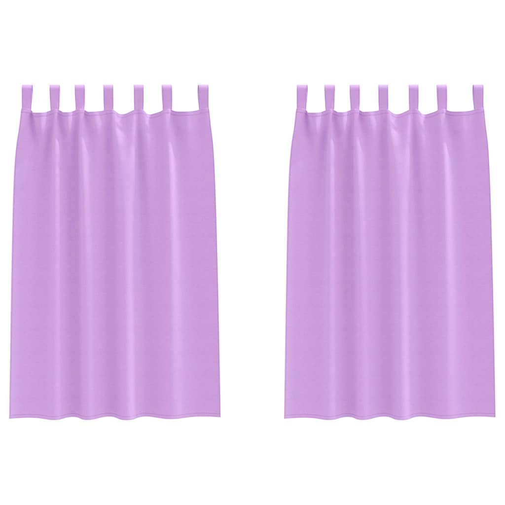 Užuolaidos su žiedais, blokuojančios šviesą 2 pcs Violetinė