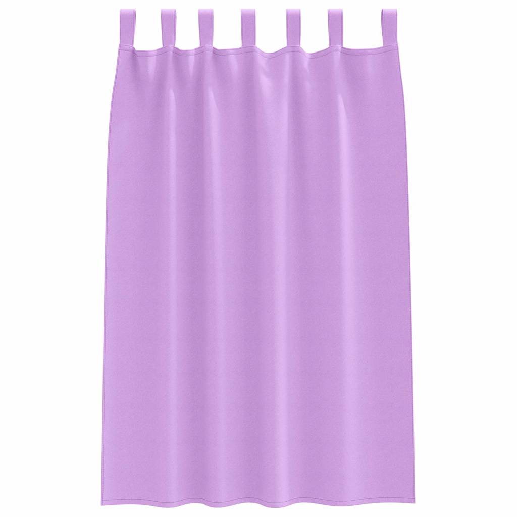 Užuolaidos su žiedais, blokuojančios šviesą 2 pcs Violetinė