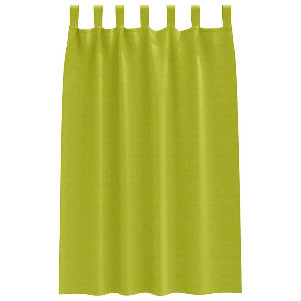 Užuolaidos su žiedais, blokuojančios šviesą 2 pcs Žalia