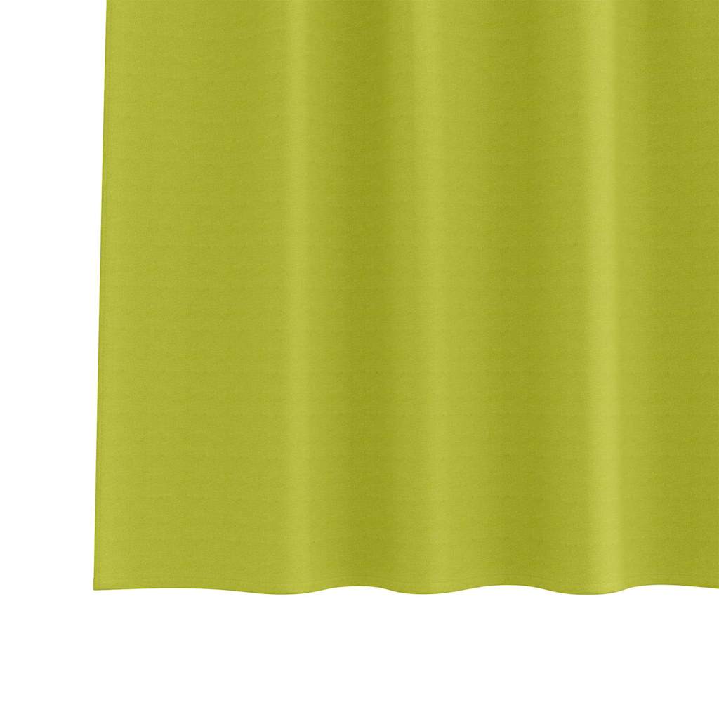 Užuolaidos su žiedais, blokuojančios šviesą 2 pcs Žalia