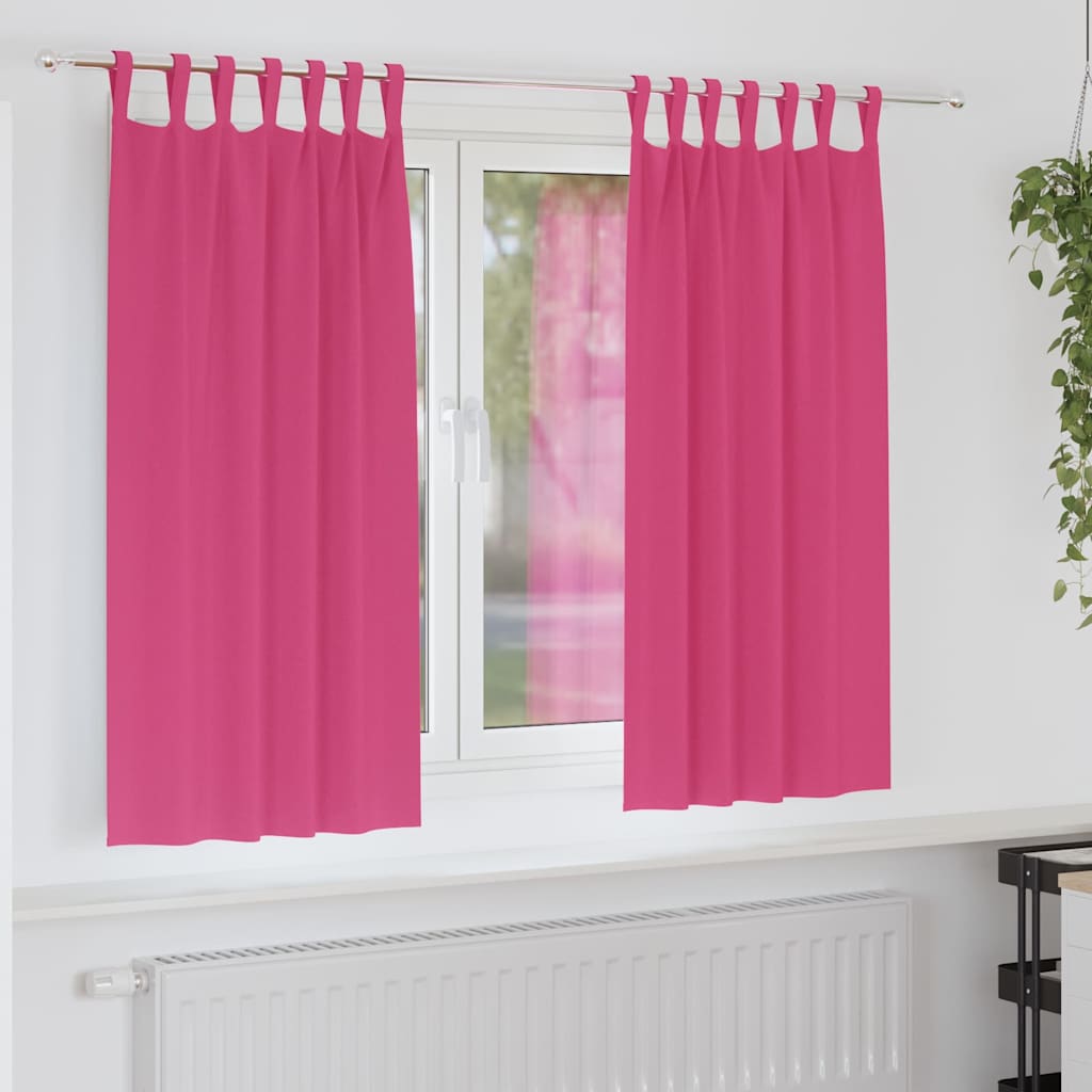 Užuolaidos su žiedais, blokuojančios šviesą 2 pcs
