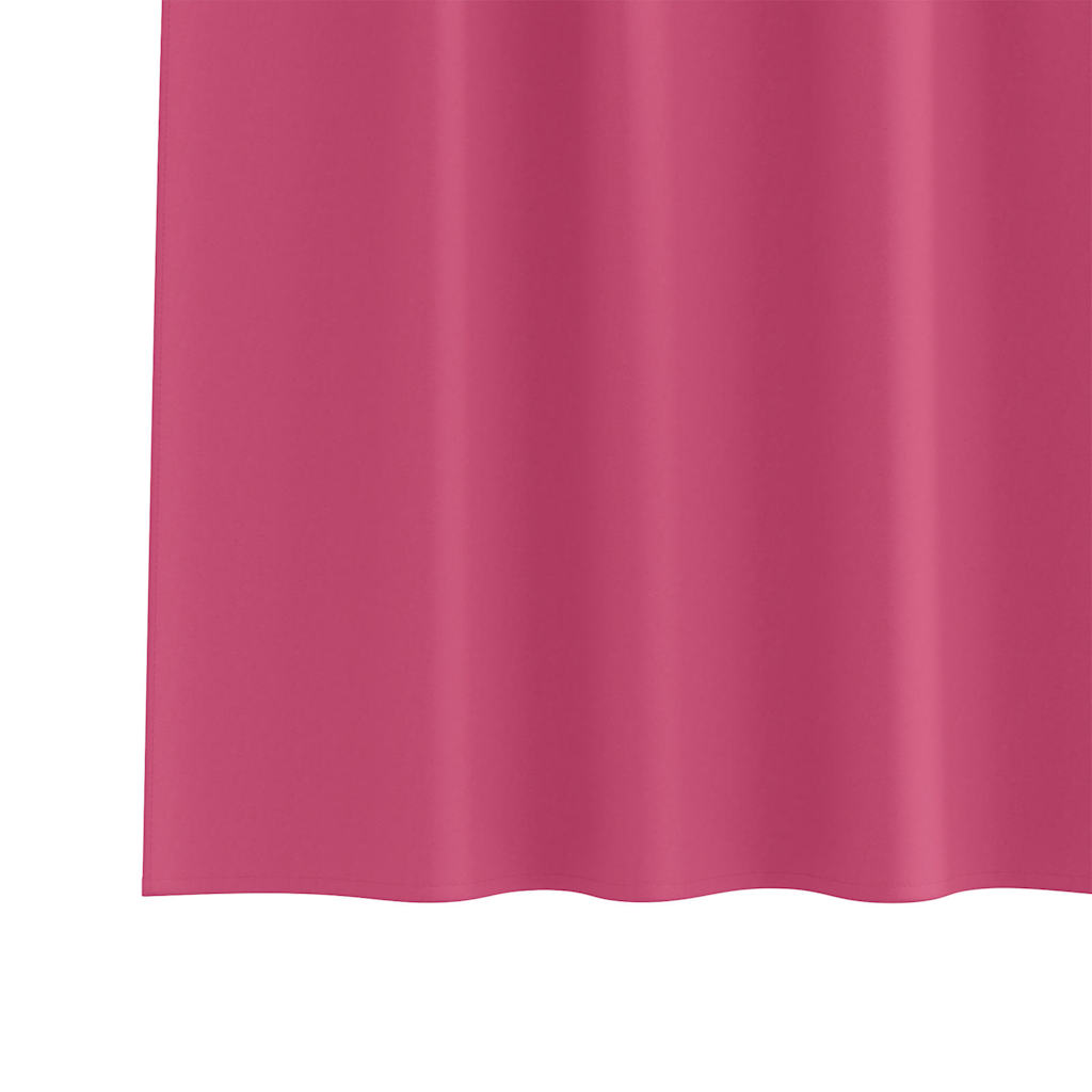 Eyelet Blackout Curtains, Bright Pink