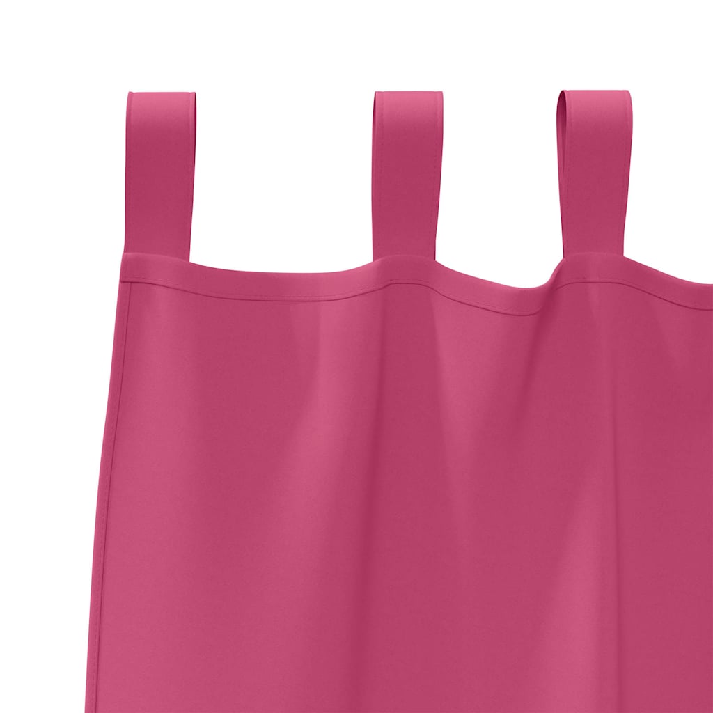 Curtains 2 pcs Bright pink 245 x 140 cm Polyester