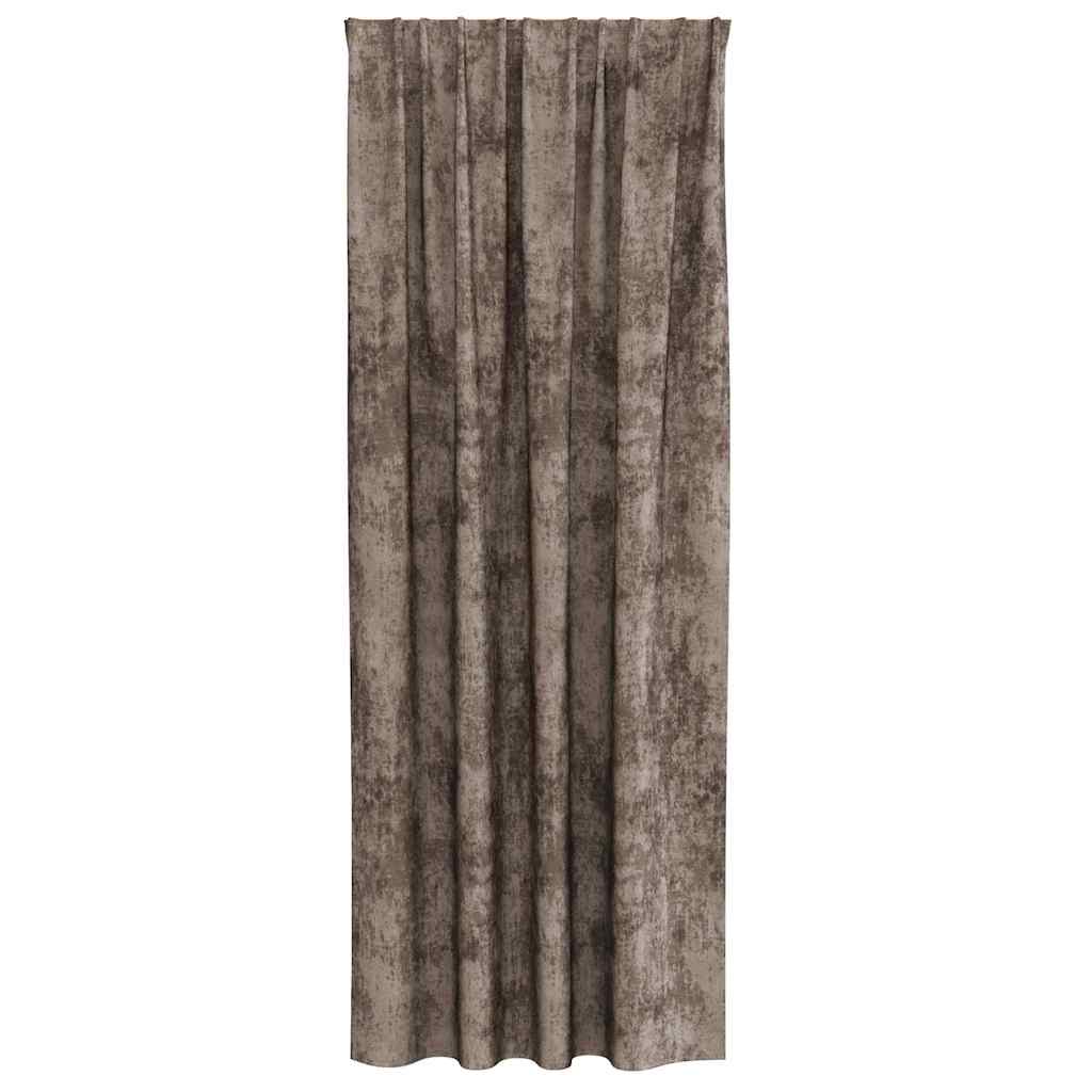 Velvet curtains 2 pcs. with eyelets Coffee 225x140 cm