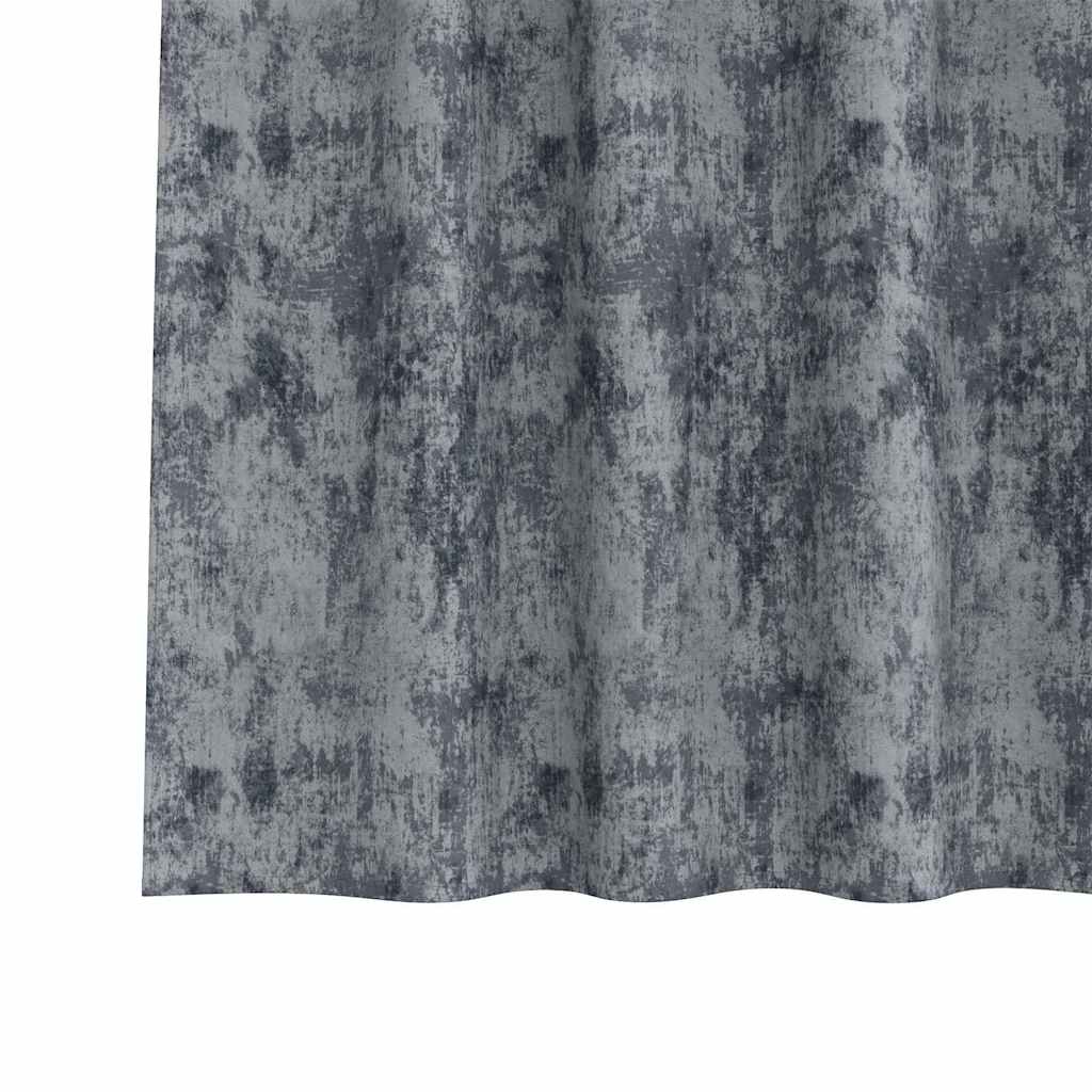 Aksominės Užuolaidos 2 vnt su Akįletėmis Sidabrinės 225x140 cm