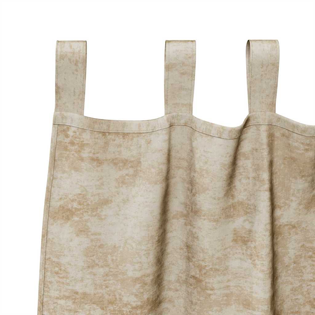 SAMT curtains 2 pcs with eyelets cream 140x140 cm