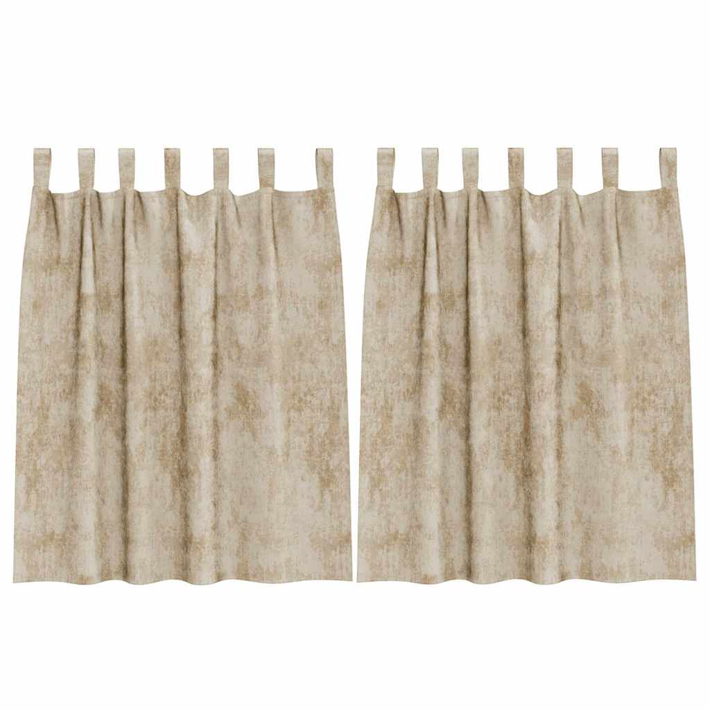 SAMT curtains 2 pcs with eyelets cream 140x140 cm