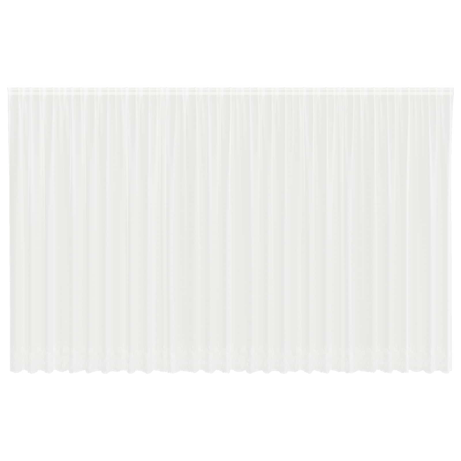 Užuolaidos su užuolaidomis Balta 750 x 300 cm Poliesteris