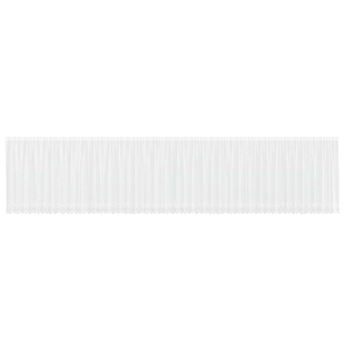 Nėrinių Užuolaida Balta 160 x 1200 cm Poliesteris