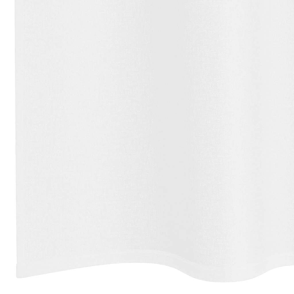 Voile Užuolaida 2 pcs Balta 175 x 140 cm Poliesteris