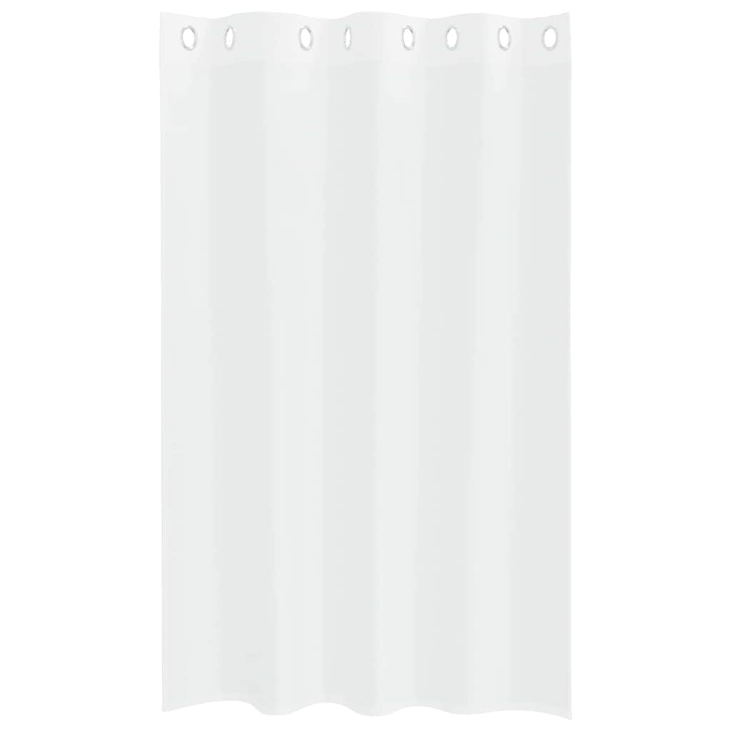 Voile Užuolaida 2 pcs Balta 175 x 140 cm Poliesteris