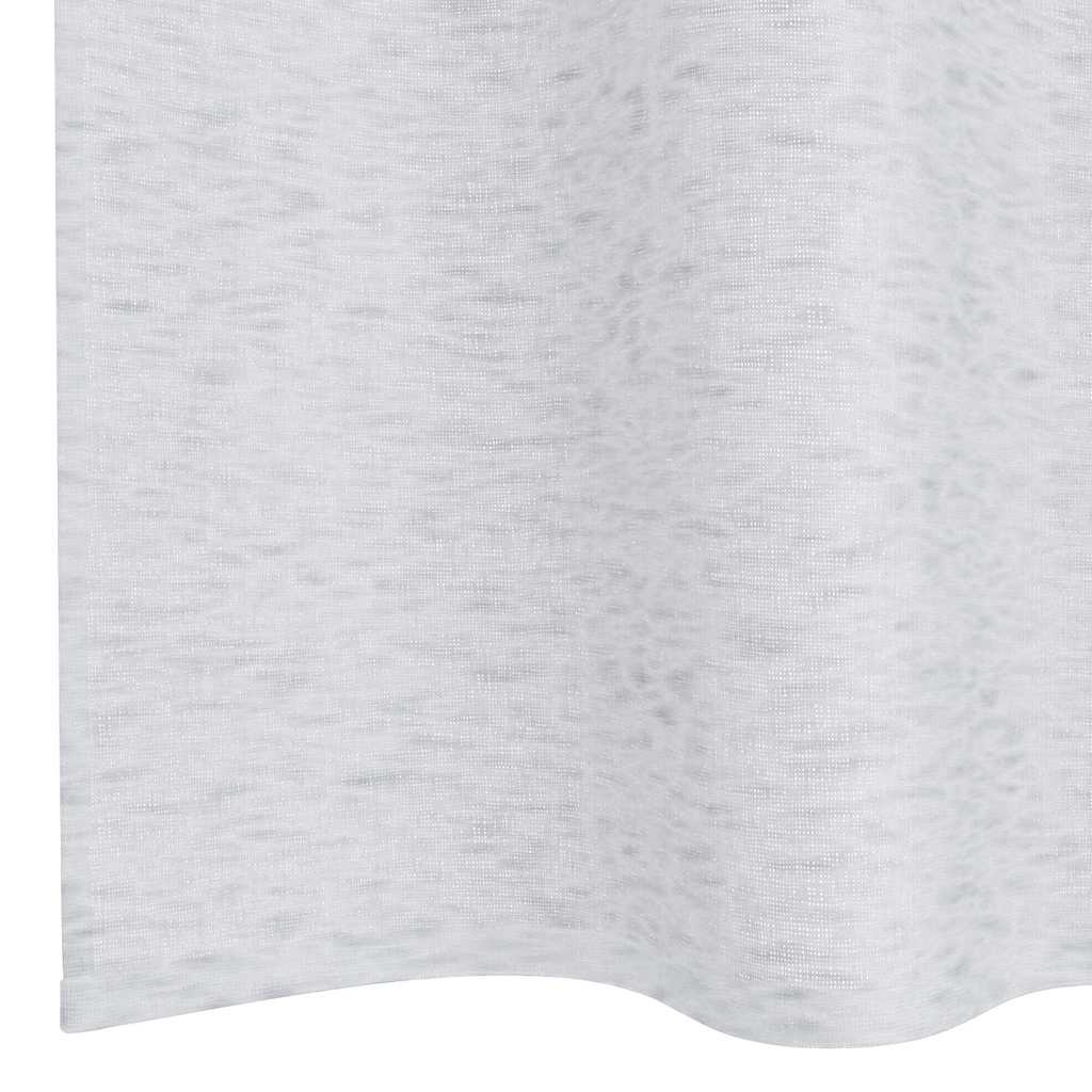 Voile Užuolaida 2 vnt. Šviesiai pilka 140 x 140 cm Poliesteris
