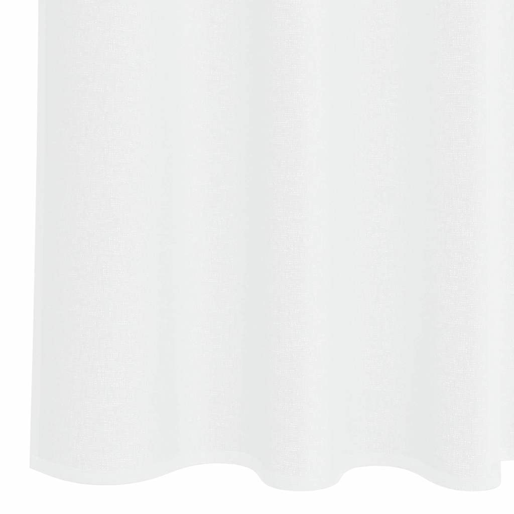 Voile Užuolaida 2 pcs Balta 175 x 140 cm Poliesteris