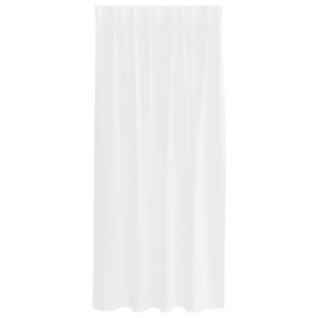 Voile Užuolaida 2 vnt. Balta 140 x 175 cm Poliesteris