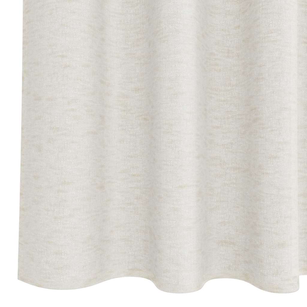 Voile Užuolaida 2 pcs Kreminė 225 x 140 cm Poliesteris