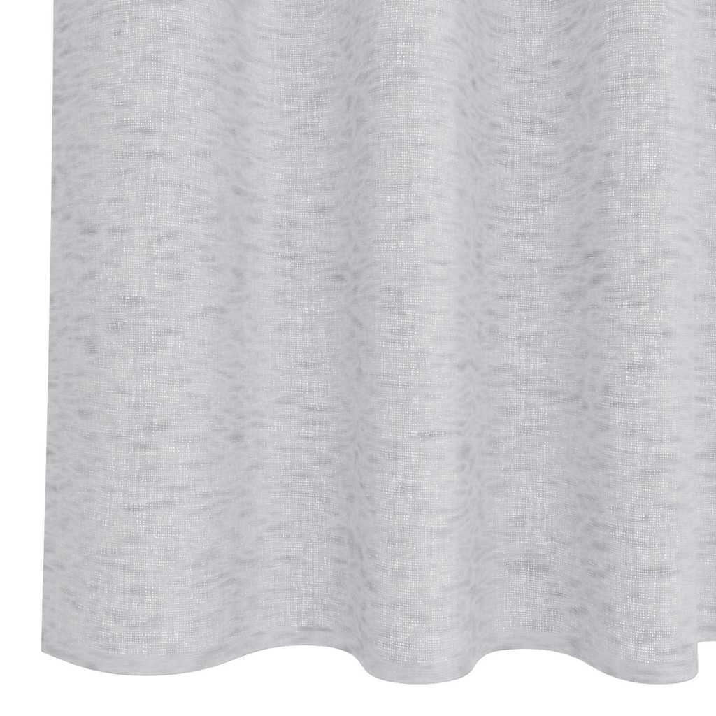 Voile Užuolaida 2 pcs Šviesiai pilka 140 x 140 cm Poliesteris