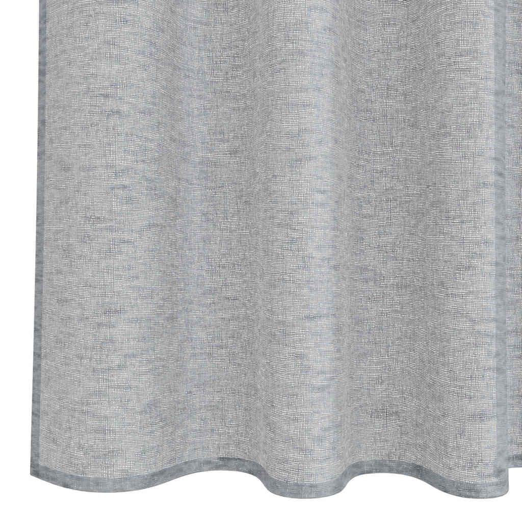 Voile aizkars 2 gab. Tumši pelēks 140 x 140 cm Poliesteris