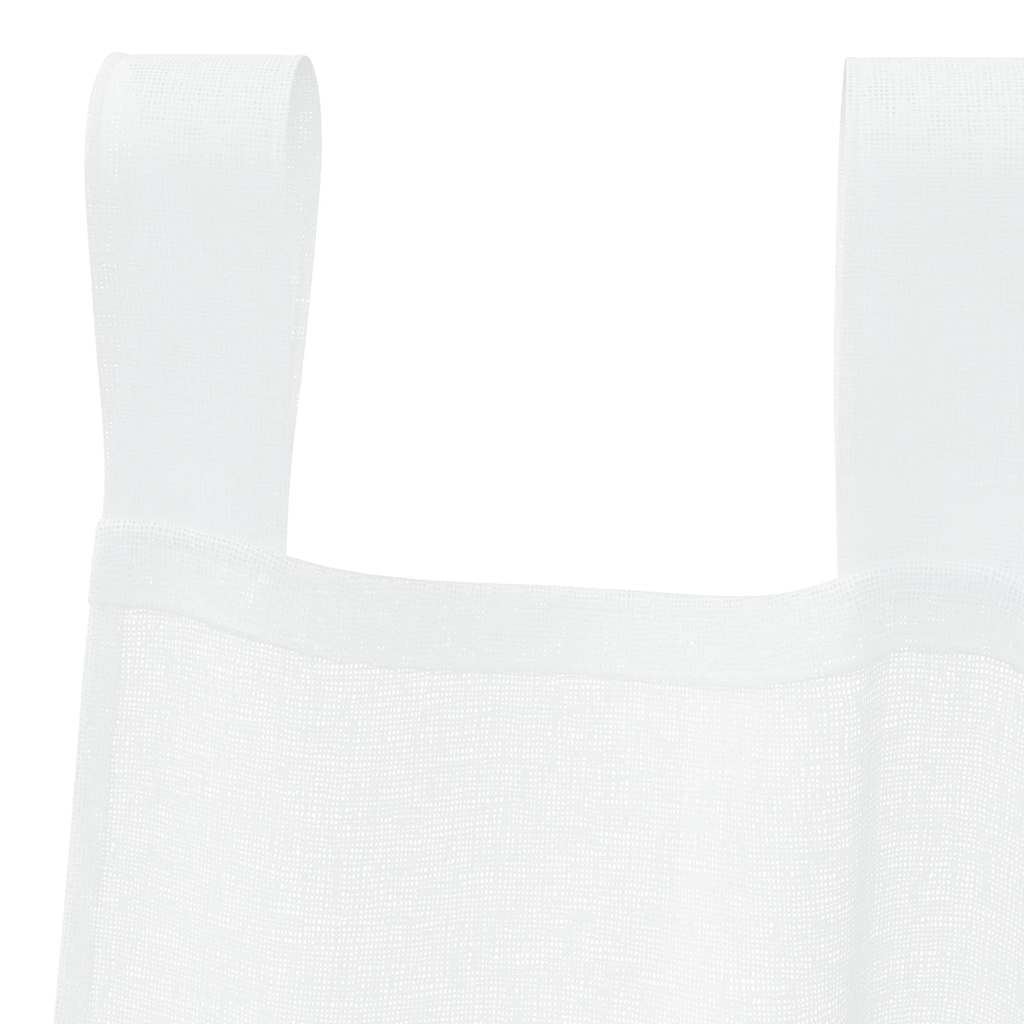Voile Užuolaida 2 pcs Balta 175 x 140 cm Poliesteris