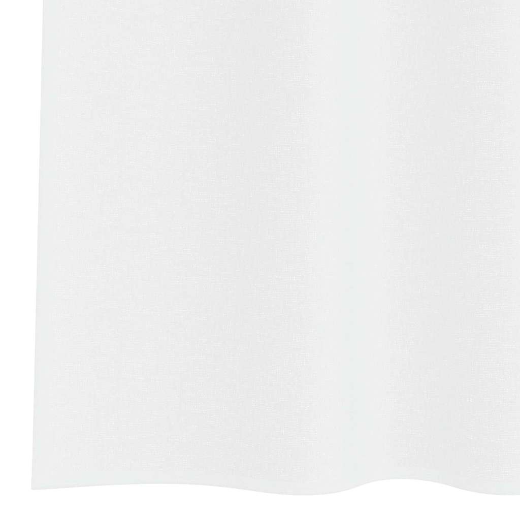 Voile Užuolaida 2 pcs Balta 175 x 140 cm Poliesteris