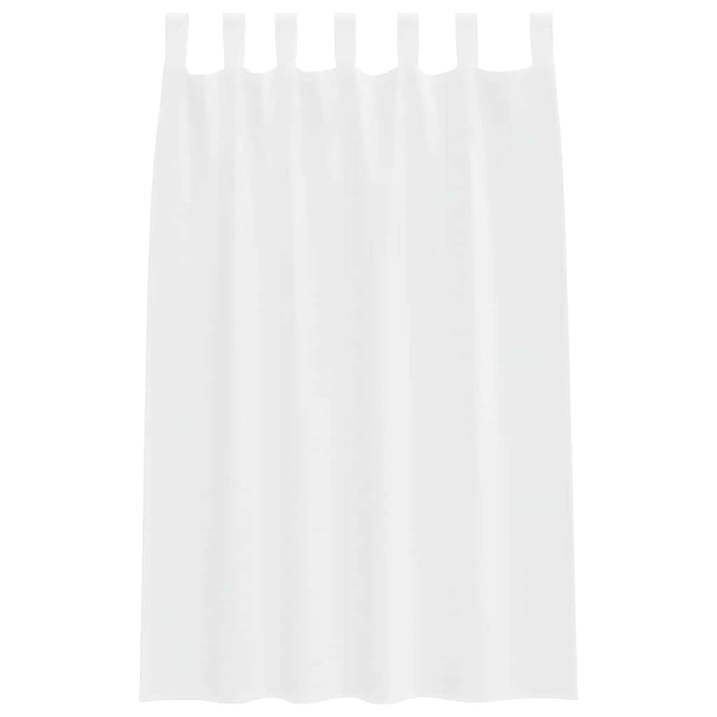 Voile Užuolaida 2 pcs Balta 175 x 140 cm Poliesteris