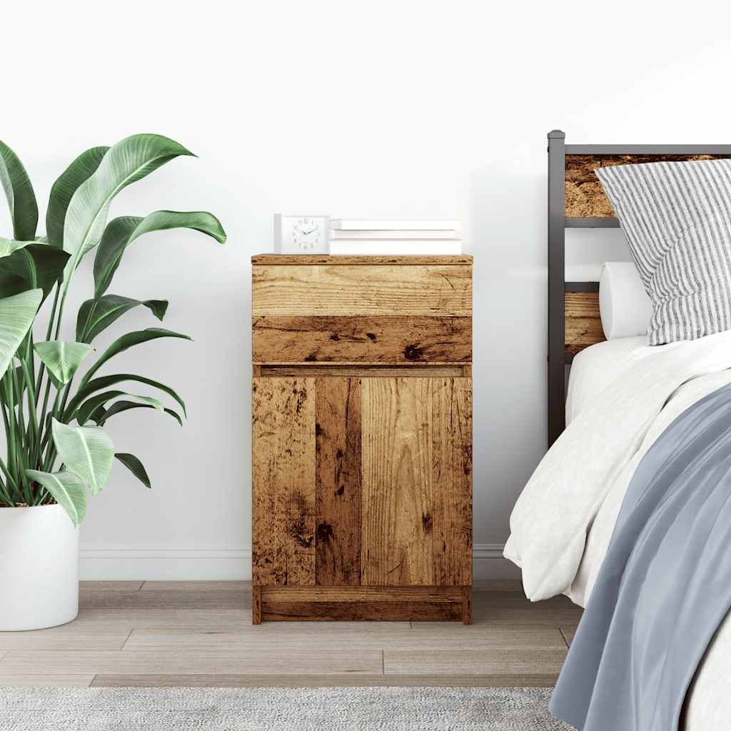 Nightstand, wood, 39x35x65 cm, treated wood