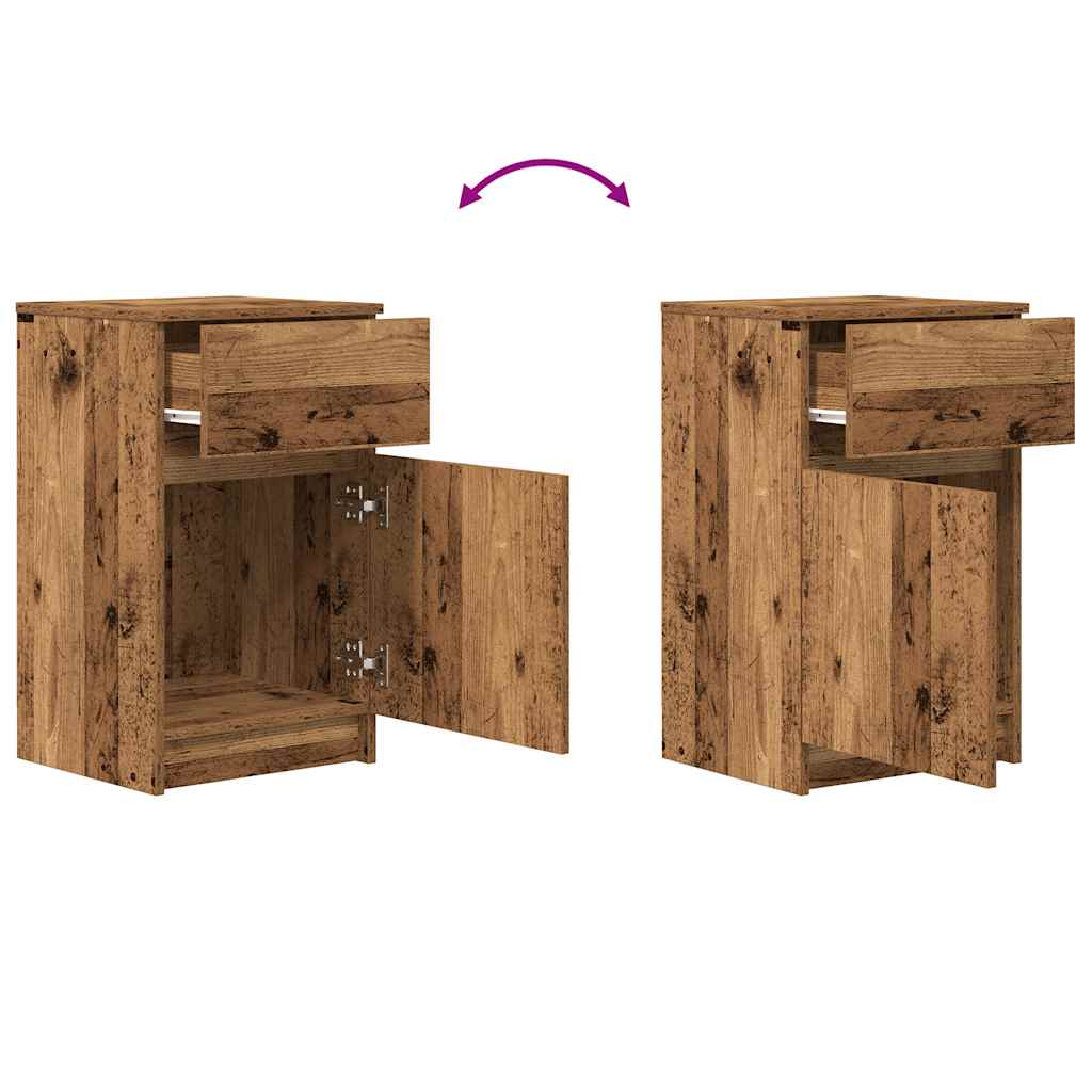 Nightstand, wood, 39x35x65 cm, treated wood