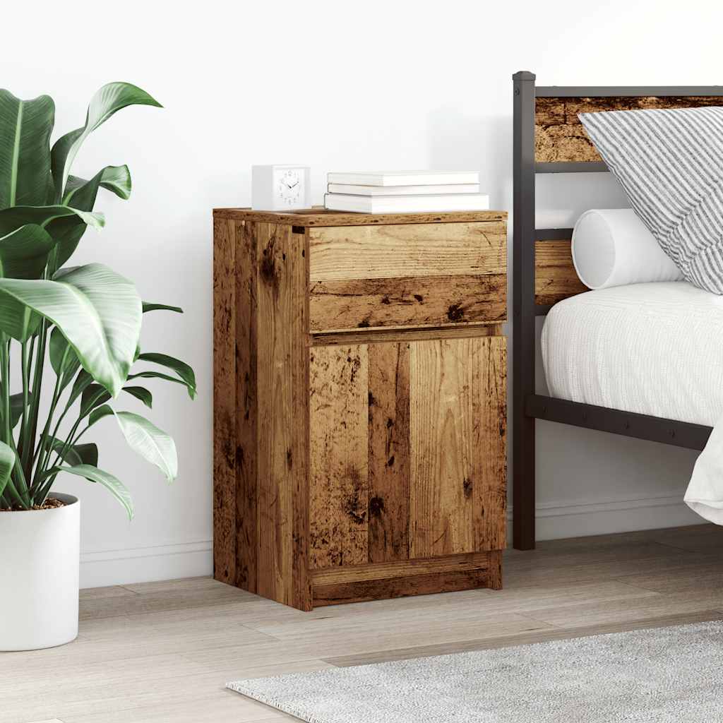 Nightstand, wood, 39x35x65 cm, treated wood