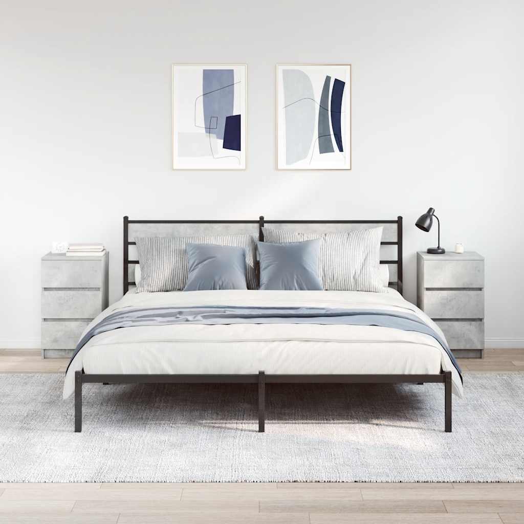 Bedside cabinets with 3 drawers, 2 units, 39x35x65 cm