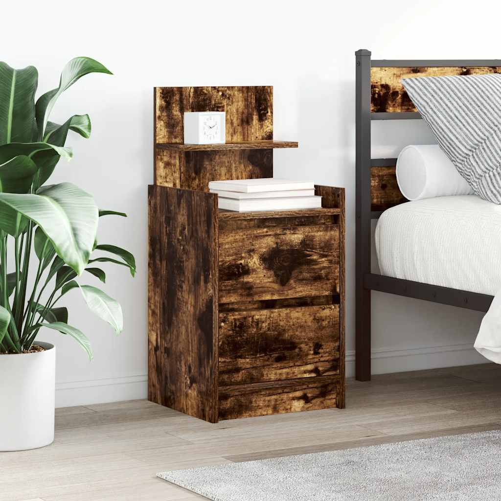 Bedside cabinet with 2 drawers 2 pcs, 38x34x80 cm