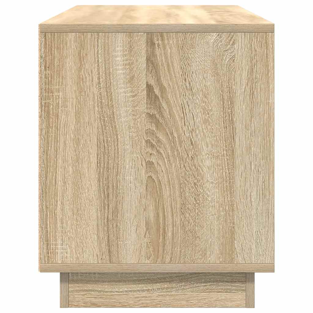 TV spintelė su LED lemputėmis, ąžuolo spalvos, 100x41x50 cm