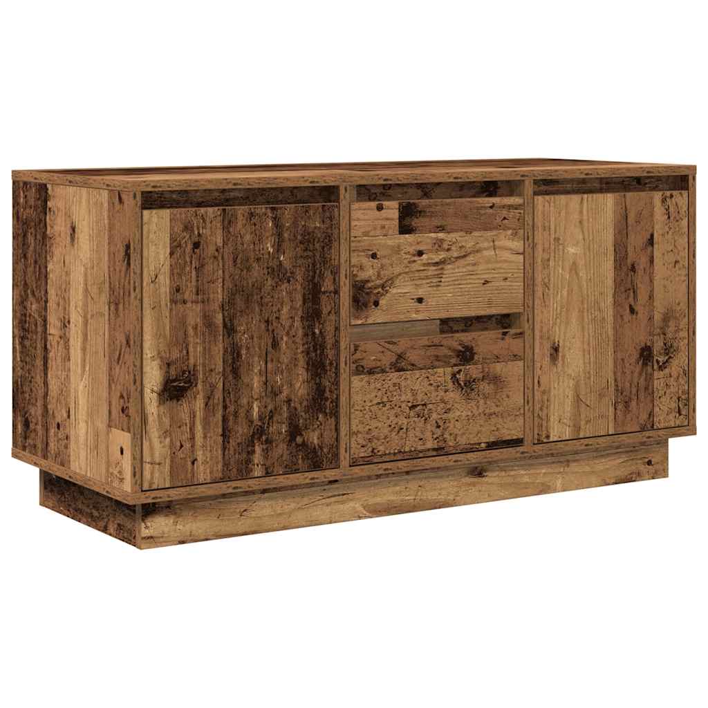 Televizoriaus spintelė su LED, medienos, 100x41x50 cm