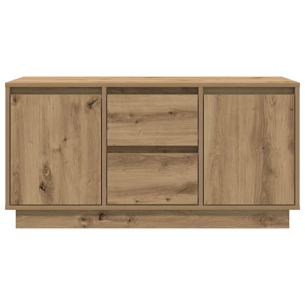 TV cabinet with LED, artisan, 100x41x50 cm