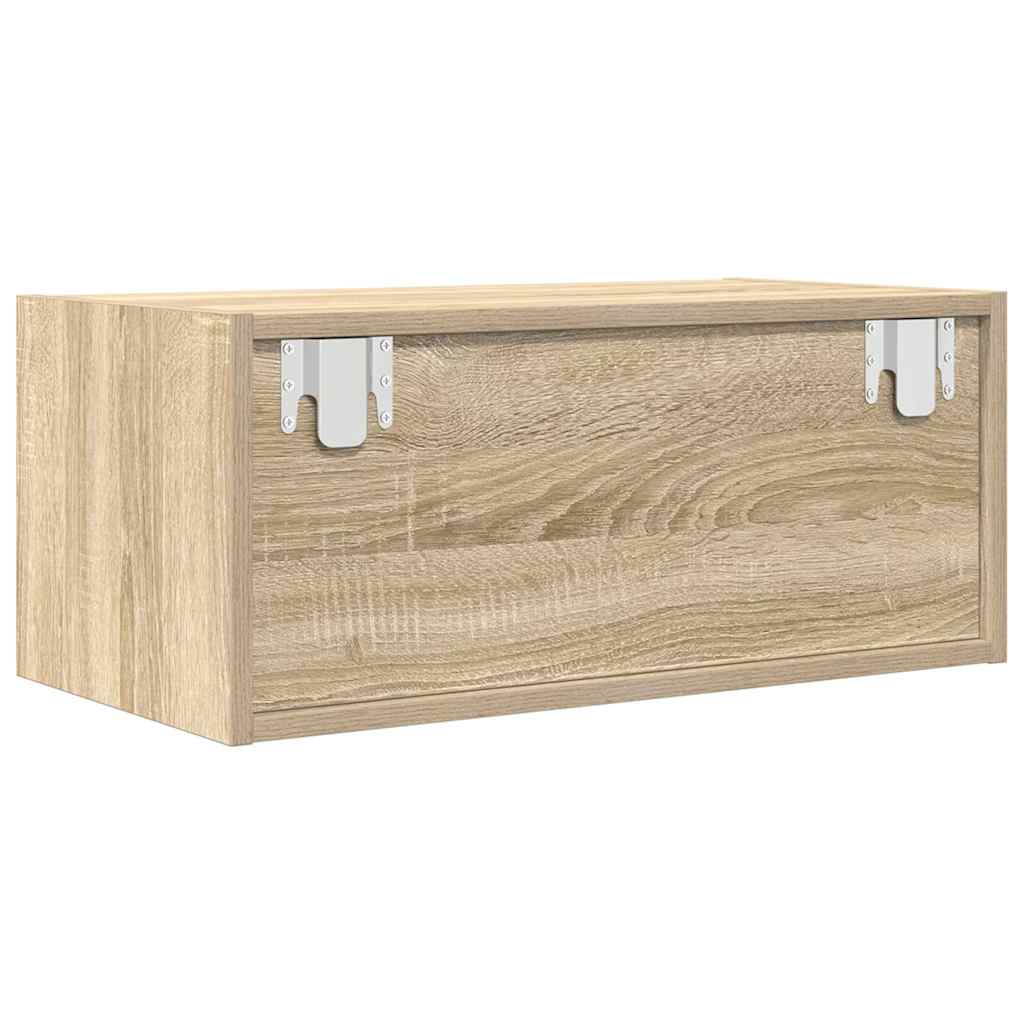 TV cabinet, oak, 60x31x25.5 cm, engineered wood
