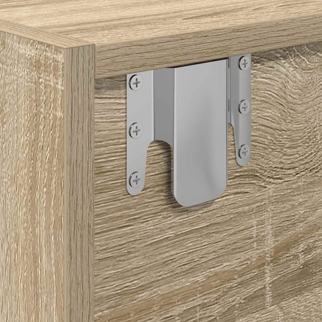 TV cabinet, oak, 60x31x25.5 cm, engineered wood