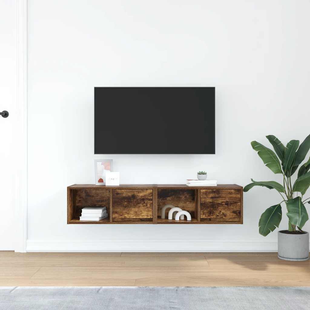 TV skapīši, 2 gab., 60x31x25,5 cm, koks
